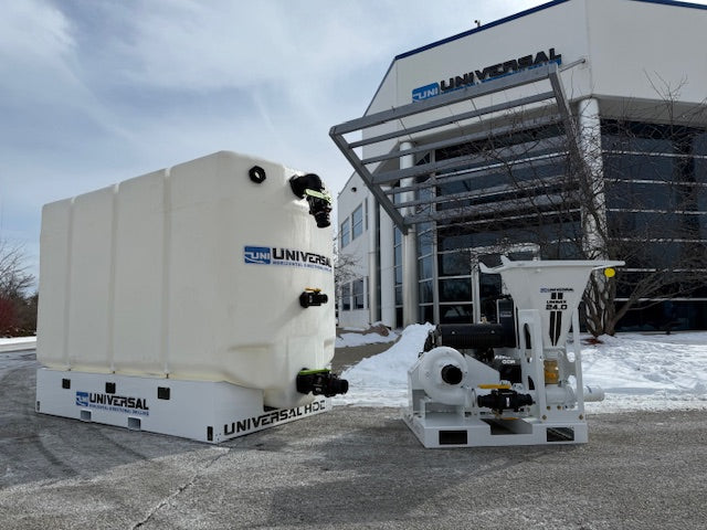 Universal HDD Delivers Custom-Branded UNIMIX 24 and UNITANK 1000 in White