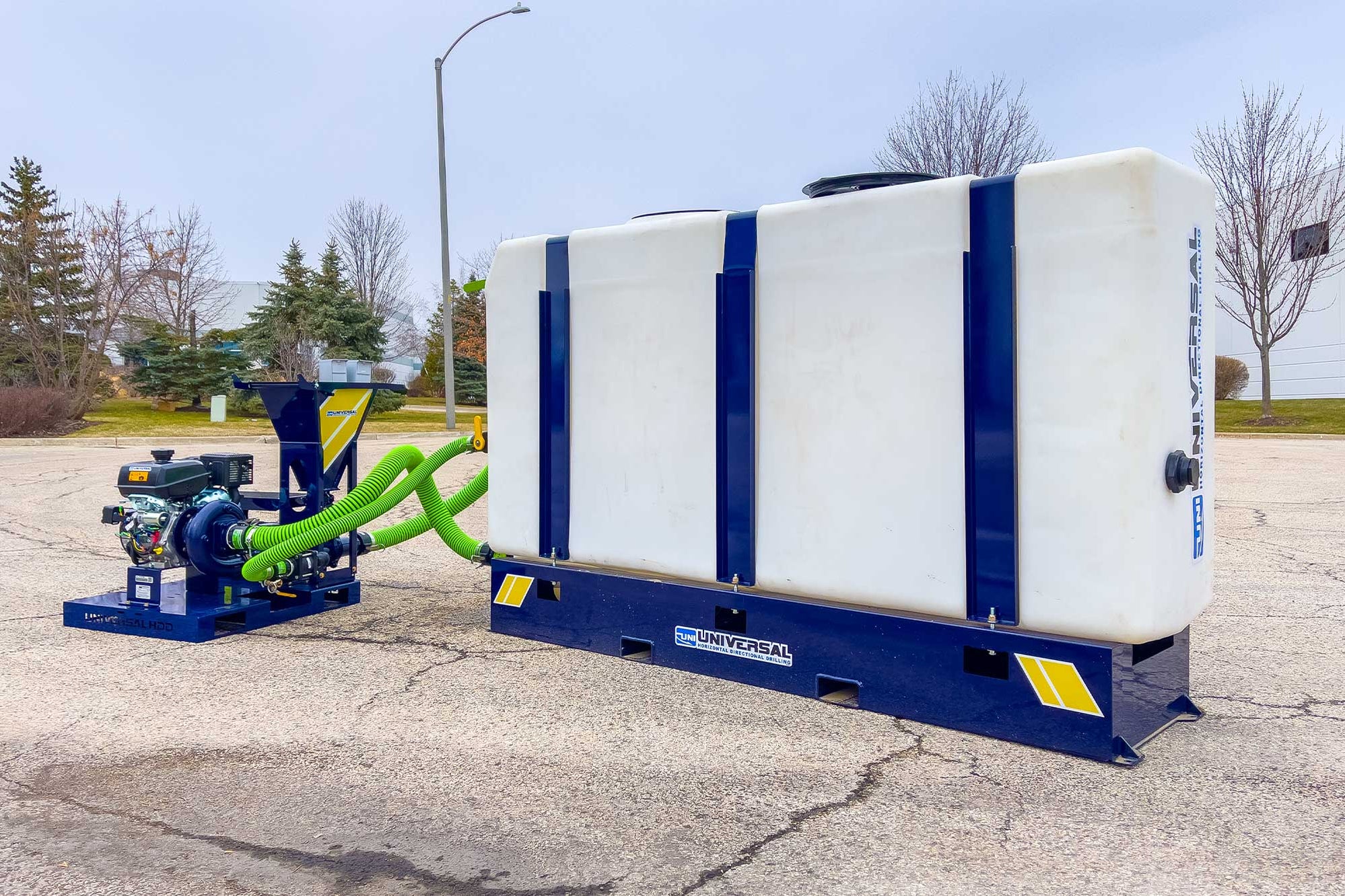 Compacted Mud Introducing UNITANK 500 Mud Mixing Tank — Universal HDD