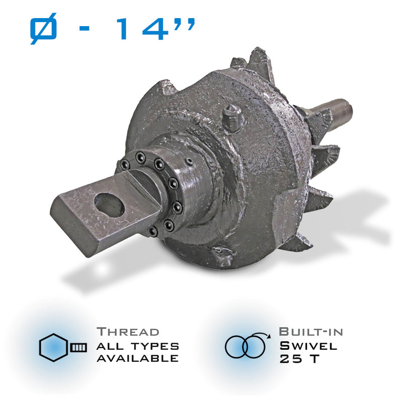 14" Fluted Reamer 25T build in Swivel