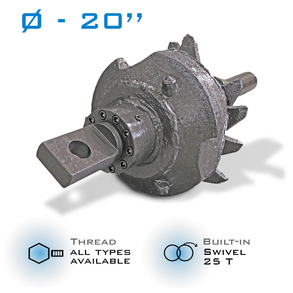 HDD Reamers — Fluted, Fly Cutter & Rock Reamers | Universal HDD