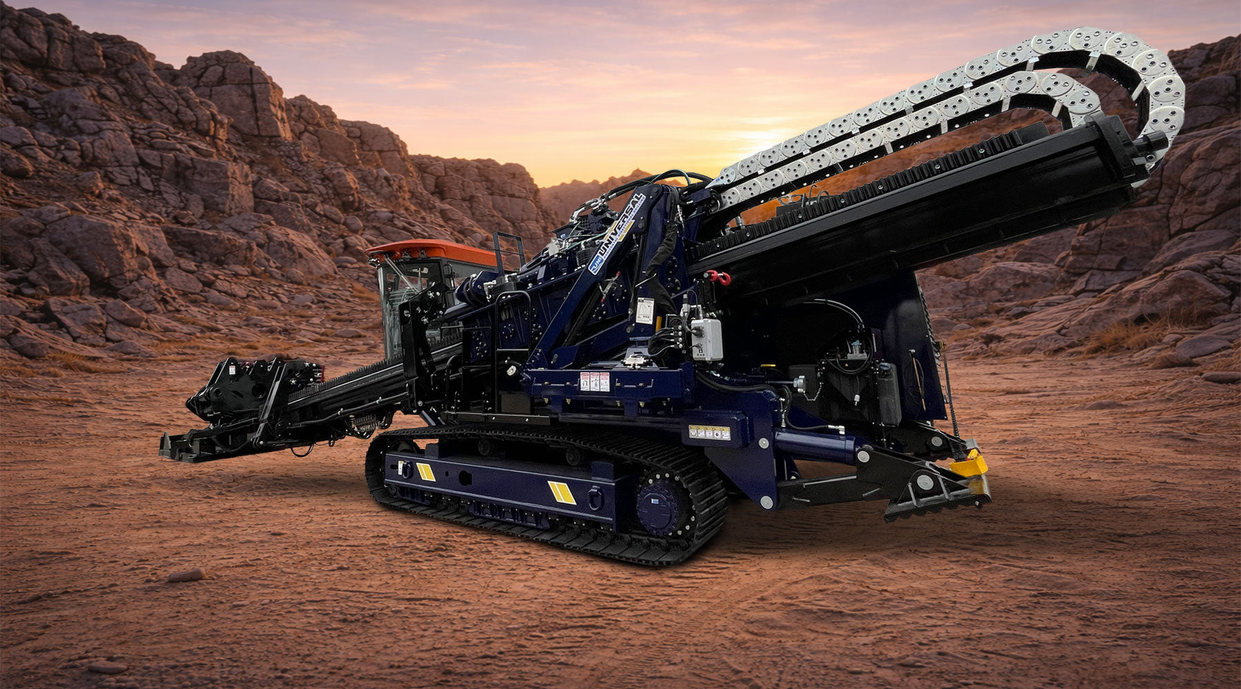 UNI 250x400 maxi HDD rig for pipeline crossing and long-distance trenchless drilling