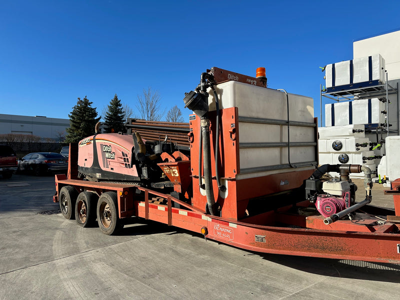 2016 Ditch Witch JT2020 with Trailer & Mixing System