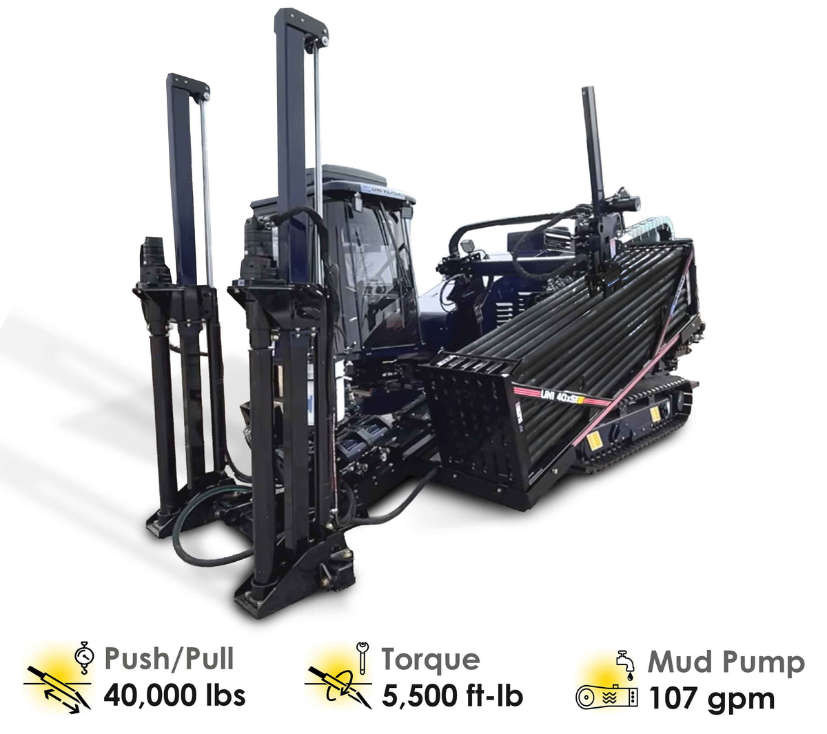 UNI 40x55 Directional Drill For Sale | 40,000 lbs | Universal HDD