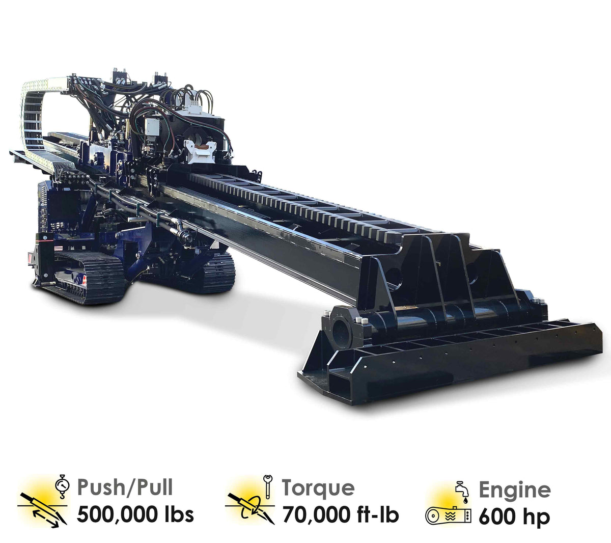 Large Hdd Rigs UNI 500x700 Maxi HDD Rig | 500,000 lbs Pullback | Universal HDD