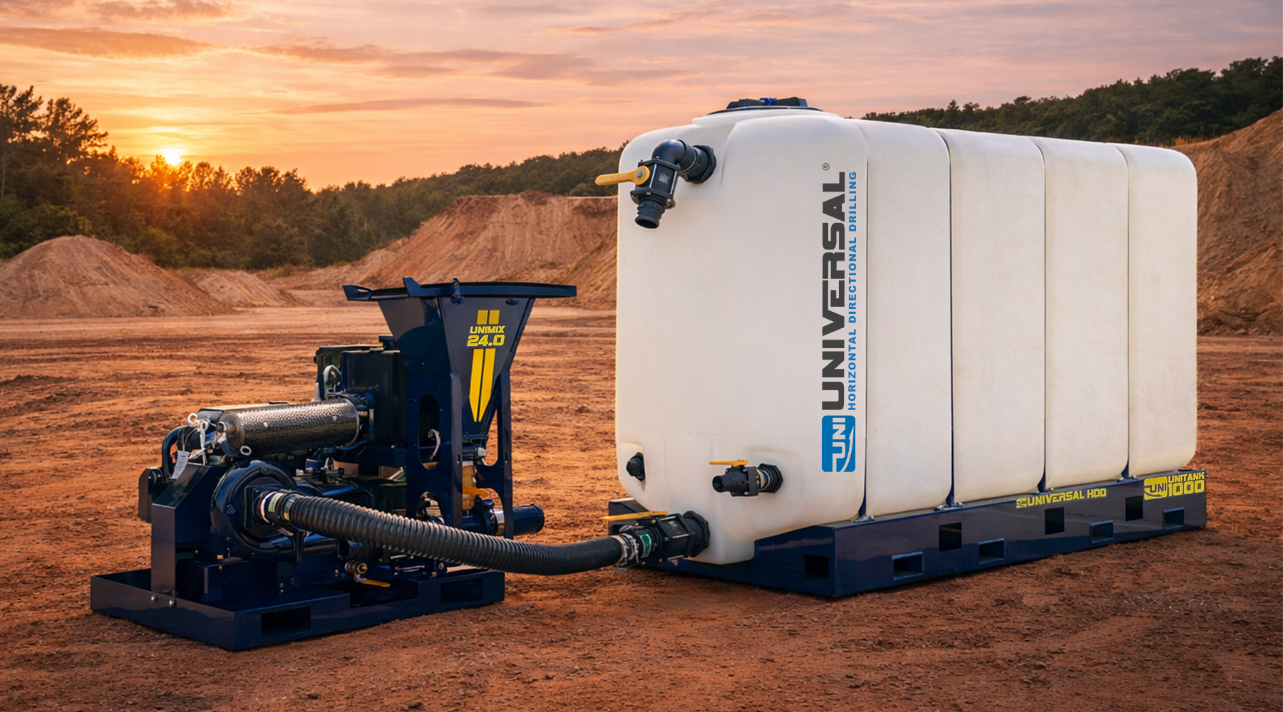 Unitank Roeselare UNITANK 500R Mud Mixing Tank — Universal HDD